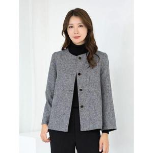 [모슬린]엄마옷 라운드 베이직 정장자켓 MQG124470 마담 미시 중년여성 빅사이즈 할머니옷 50대 60대 70..