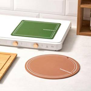바겐슈타이거 주방 인덕션 보호 실리콘 열차단 원형 매트 20cm 5color