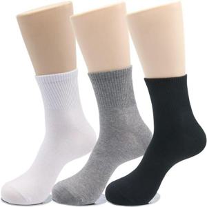 중목양말 남성 슬레진저 무지 중목 양말 10켤레 무지양말 HWBA07A3
