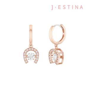 [제이에스티나] 26SS 위시제이 미오엘로 실버 귀걸이(로즈골드)