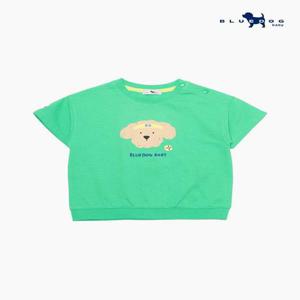 [블루독베이비][블루독베이비] 도기 프렌즈 반팔맨투맨I_GN (4431433201)