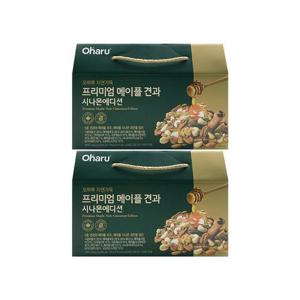 오하루 자연가득 프리미엄 메이플 견과 시나몬 에디션 20g x 20개입 x 2박