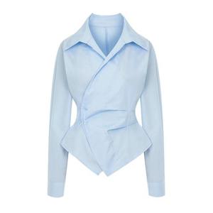 사이드버튼랩카라블라우스_P6ABL014A