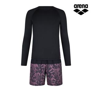 (아레나) 미스틱 레저 래쉬가드 세트 A3BM1PC01BLK