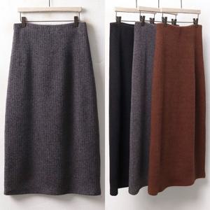 쭉쭉니트롱스커트(XX37C78) 빅사이즈여성의류 중년  미시옷 치마