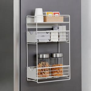 [홈앤하우스] 슬림 냉장고 자석선반 3단