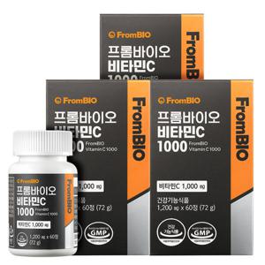 프롬바이오 비타민C 1000 60정x3병/6개월