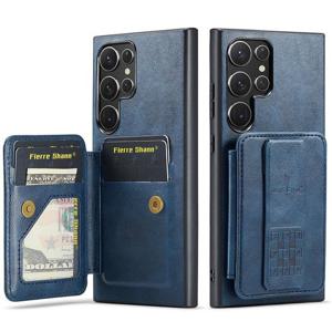 갤럭시 S26 S25 S24 S23 S22 울트라 플러스 카드포켓 지갑 차량거치 핸드스트랩 가죽 핸드폰 케이스 M1029