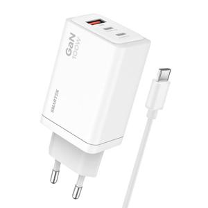 [ VIP 특가 I 스마텍 ] 강력 GAN 100W PD PPS 3포트 초고속충전기 I 노트북 충전 STQC-GAN100