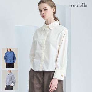 [로코엘라] 앤더스 여성 세미 크롭 셔츠 3종택1