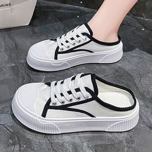 스니커즈 운동화 베이직 뮬 단화 학생 신발 슬립온 여성