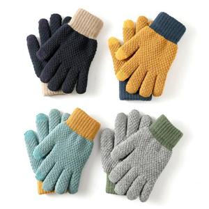 준캡 스마트폰 터치 남성장갑 투톤엠보 니트장갑안감 (WFG8H1Y)