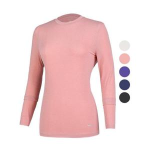 [이지바이][특가] 썸머퀸 여름 여성 쿨 냉감 라운드 긴팔 운동복 스판 티셔츠(W5ST08)