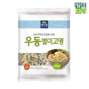 우동건더기 우동별미고명 야채맛 250g