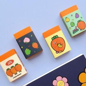 예쁜 당근친구들 지우개세트 선물용 학용품 문구세트 (10p)