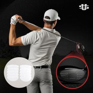 [업셋]업셋 롱 드라이버 필름 장타스티커 비거리 드라이버 헤드 보호 슬라이스 훅 방지 10P TA3799937