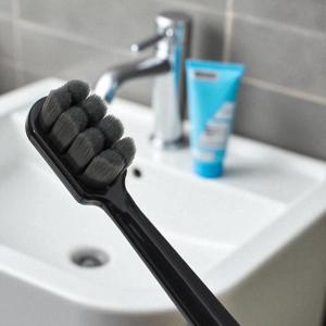 틈새 케어 초미세 만모 칫솔 5개 세트 블랙 부드러운 칫솔모 WFKPRQS