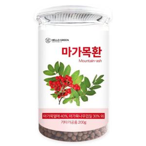 [헬로우그린] 국산 마가목환 200g, 1개/마가목 열매,껍질,우슬,엄나무