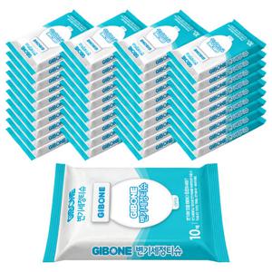 기본에 변기세정티슈 10매 x 40팩(휴대용)