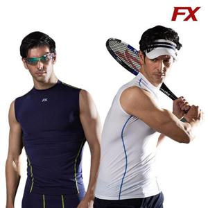 [피트엑스]컴프레션 언더레이어 민소매 나시/쿨냉감/흡습속건/초경량/스포츠기능성웨어/래쉬가드