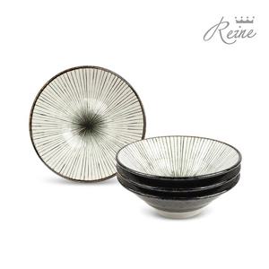 헨느 쿠로신주 라면기 소 4P / 도자기 면기