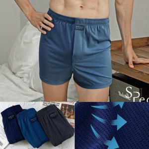 에어로쿨 에어매쉬 남성 분리형 트렁크팬티 3매입 통풍 쿨링 여름 팬티