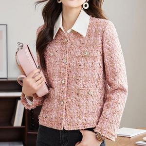 [유니제이] 쿠욘 하트 버튼 트위드 자켓