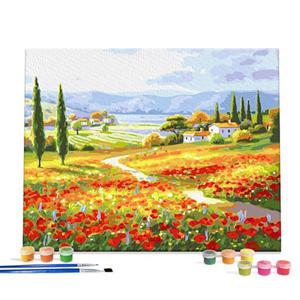 DIY 명화 그림그리기 세트 양귀비 마을 40x50