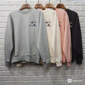 [지프](공용 )  지프 심플 스몰곰  루즈핏  맨투맨  긴소매티셔츠JQ1TSU895_BP