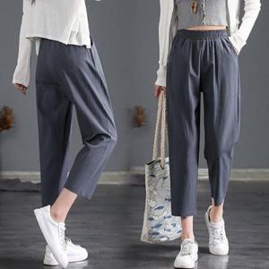 [XB8K859O_56]면바지 외출 편한 편한고무줄바지 일상복