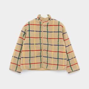 보보쇼즈 컬러 스트라이프 쉽스킨 여아 자켓 B225AC120 251