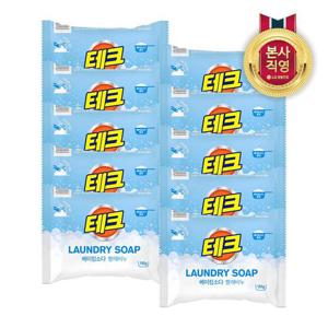 테크 베이킹소다 세탁비누 180g x 10개