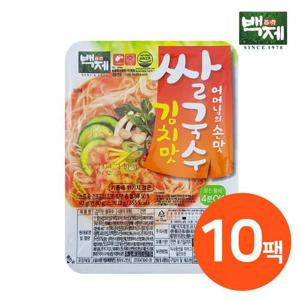 [백제] 김치맛 쌀국수 92g x 10팩 세트