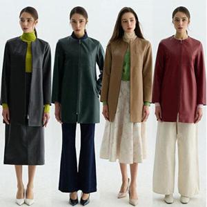 [헤스티지]26SS 여성 램스킨 가죽코트