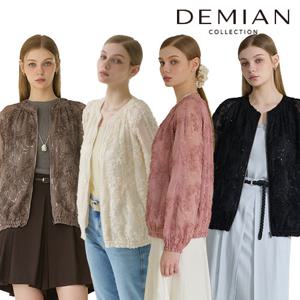 [미리주문 10%][데미안(DEMIAN)] 26SS 로맨틱 가든 시퀸 Sheer 자켓
