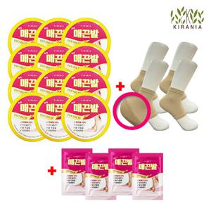[완벽더블] 키라니아 촉촉 매끈발 풋크림 100g 12개+꿈치양말4종(2세트)+무료체험4개