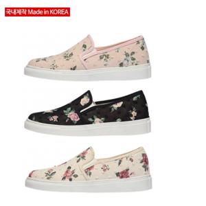 (SN138)SNRD 4cm 플라워 슬립온/스니커즈/단화/캔버스화
