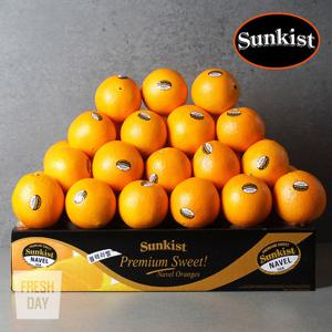 [썬키스트] 고당도 블랙라벨 오렌지 정품 로얄과 3kg이내 15입