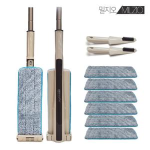 밀지오 파워슬라이드2 밀대2개 극세사걸레6장 자동짜기