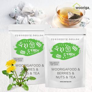 [우리가스토리] 국산 민들레차 100티백 삼각티백