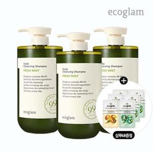 ★매니아구성★에코글램 스칼프 샴푸  3병구성