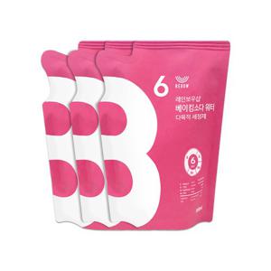 [레인보우샵] 다목적세정제 베이킹소다 워터 500ml 리필x3