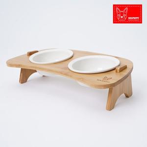 레드퍼피 반달식기 2구 애견용품