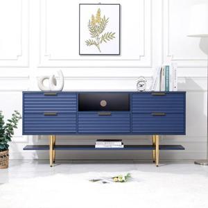 웨스 높은 1500 오픈 2단 거실장