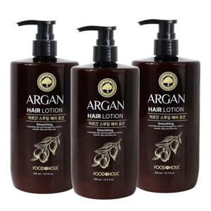 (3개)푸드어홀릭 아르간 스무딩 헤어로션 500ml