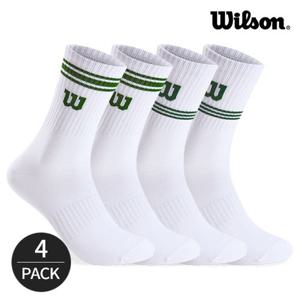 윌슨 남성 컬러 스트라이프 크루삭스 4P_WHGN