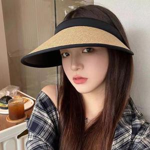 [아일렌] 내추럴 돌돌이 썬캡 2p세트 밀짚썬캡