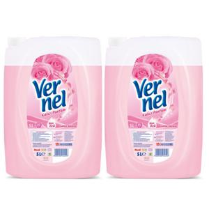 버넬 대용량 섬유유연제 매직 로즈 5L 2개