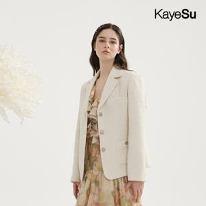 [케이수] 25SS 트위드 브로치 자켓 1종