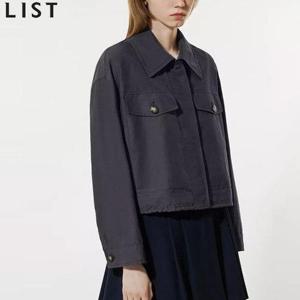 [리스트][리스트(LIST)] 엣지 코튼 스트링 셔츠형 점퍼 (택가격 328000원)